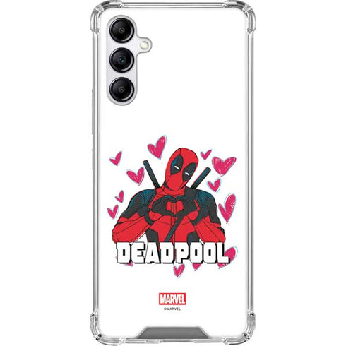 Marvel Deadpool Legacy Deadpool Love Galaxy A15 5G Clear Case